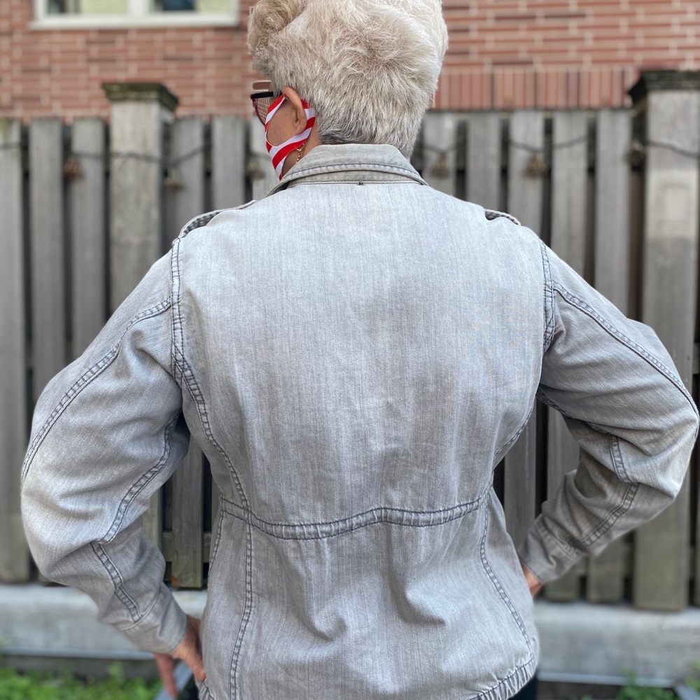 Vintage Gray Jacket By Bcbgeneration - image 6